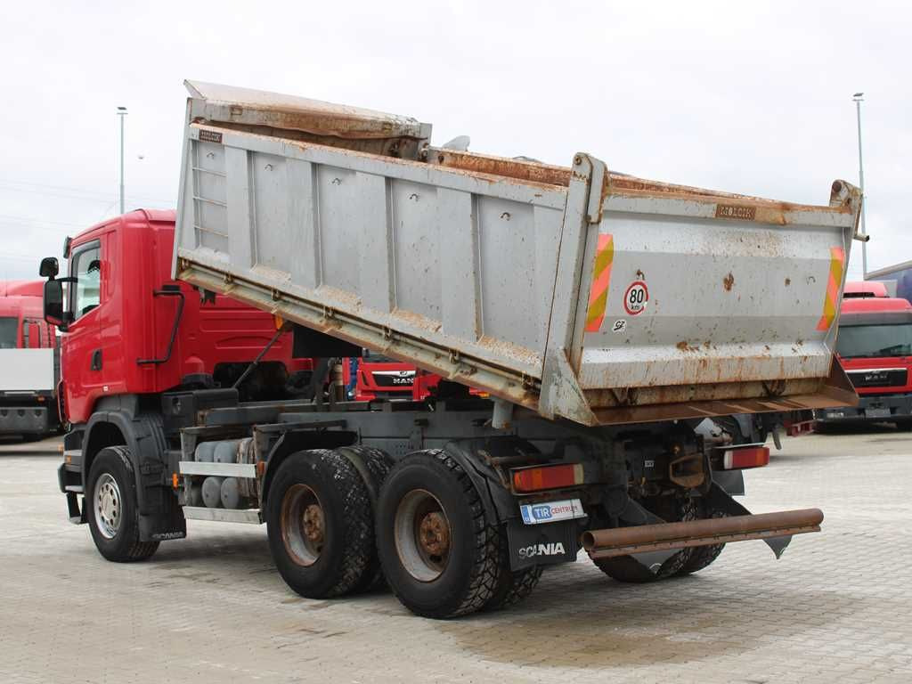 Scania R 420 CB 6X4 ,THREE-SIDED,EURO 4,RETARDER,13m³ - Camion benne: photos 4 Scania R 420 CB 6X4 ,THREE-SIDED,EURO 4,RETARDER,13m³ - Camion benne: photos 4