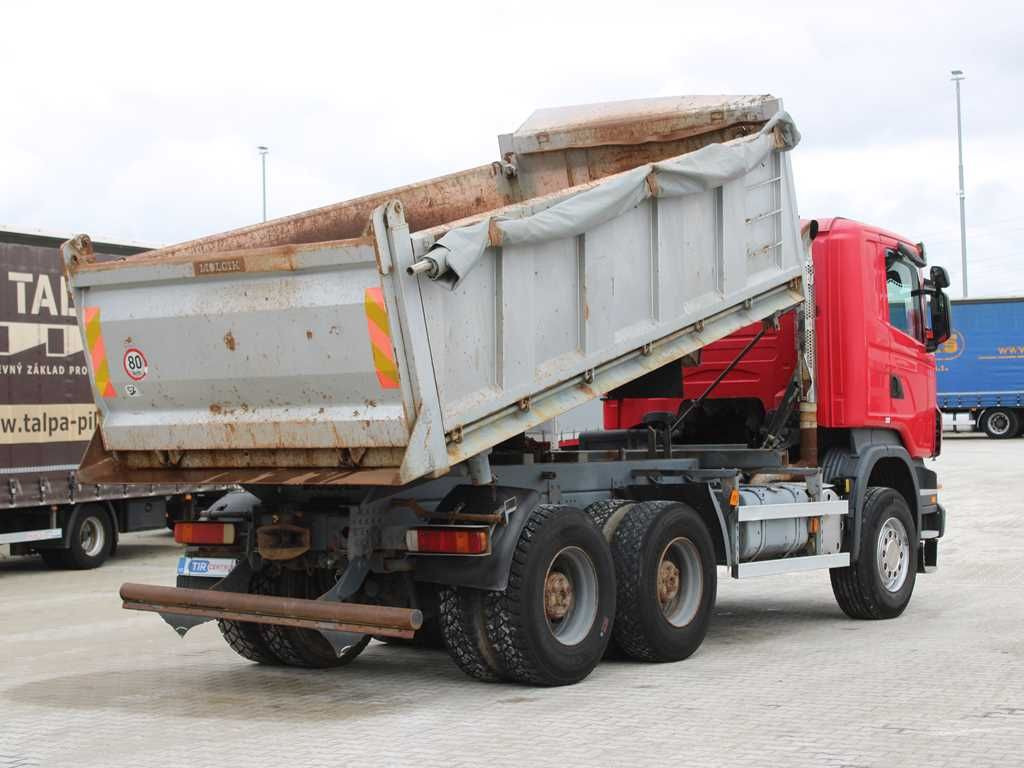 Scania R 420 CB 6X4 ,THREE-SIDED,EURO 4,RETARDER,13m³ - Camion benne: photos 3 Scania R 420 CB 6X4 ,THREE-SIDED,EURO 4,RETARDER,13m³ - Camion benne: photos 3