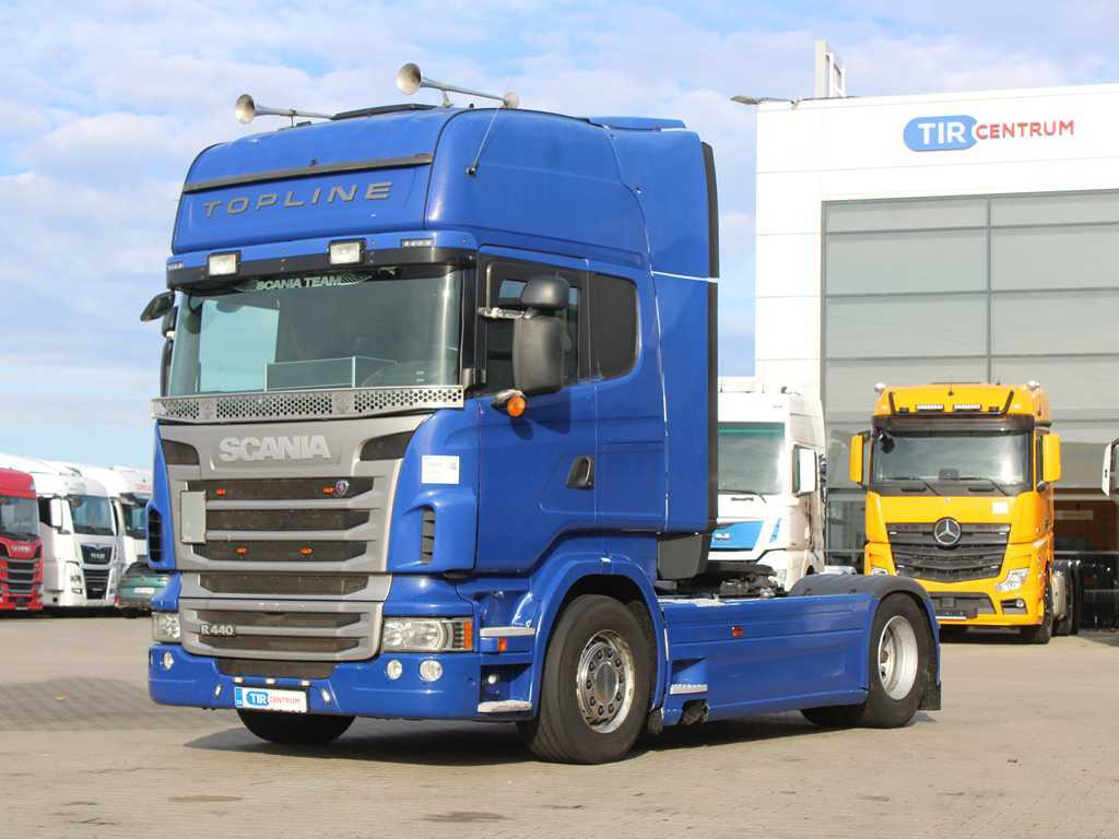 Scania R440, EURO 5, RETARDER, INDEPENDENT AIR CONDITIONING, DUAL-CIRCUIT HYDRAULICS - Tracteur routier: photos 1 Scania R440, EURO 5, RETARDER, INDEPENDENT AIR CONDITIONING, DUAL-CIRCUIT HYDRAULICS - Tracteur routier: photos 1