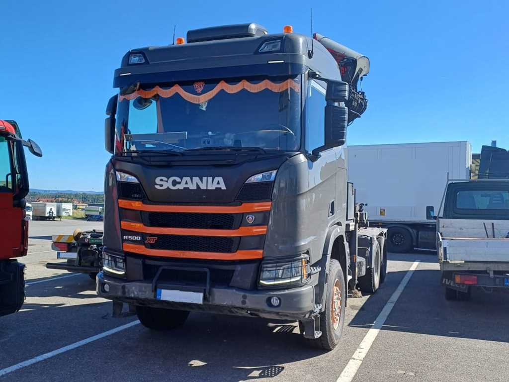 Scania R500, 6x6, RETARDER, OPTICRUISE, PALFINGER EPSILON S260Z96 - Tracteur routier: photos 1 Scania R500, 6x6, RETARDER, OPTICRUISE, PALFINGER EPSILON S260Z96 - Tracteur routier: photos 1