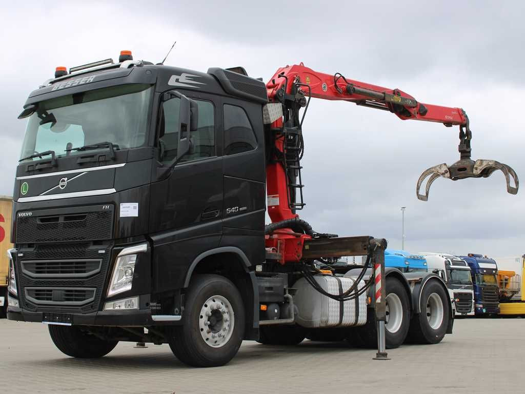Volvo FH 540, 6X4, VEB+, Crane EPSILON Q170Z96 - Tracteur routier: photos 1 Volvo FH 540, 6X4, VEB+, Crane EPSILON Q170Z96 - Tracteur routier: photos 1