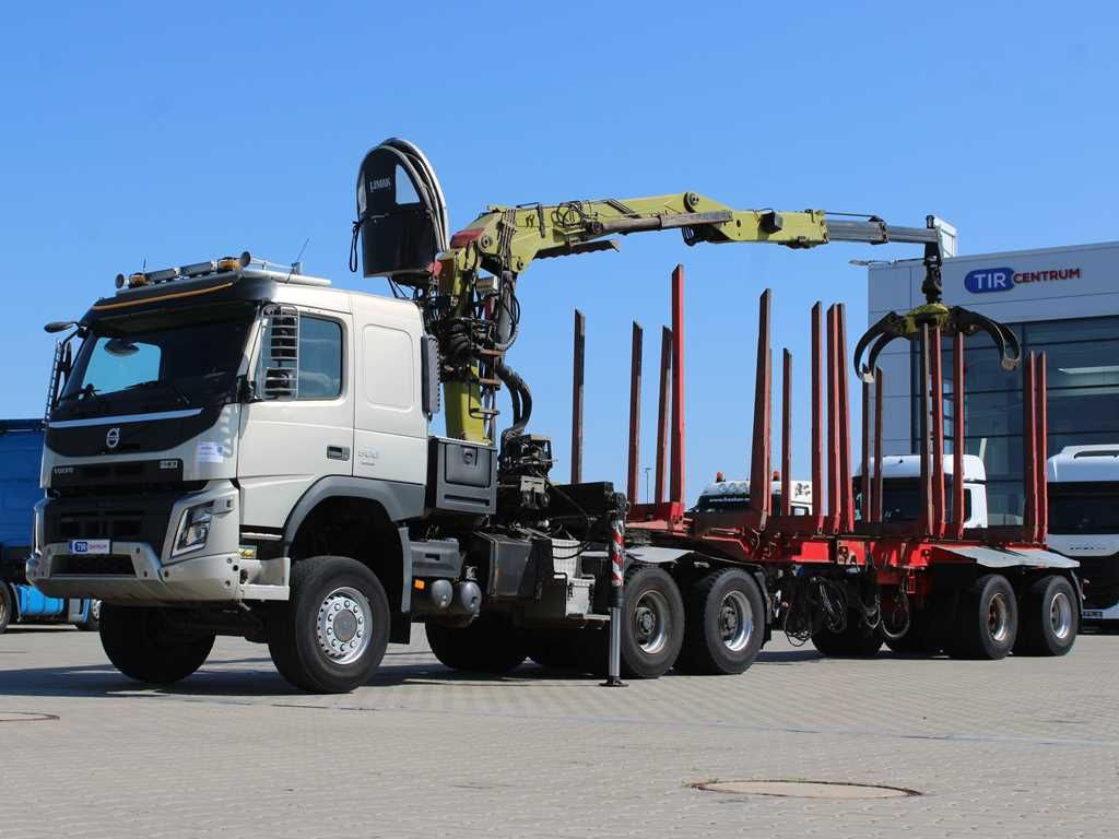 Volvo FMX 500, 6X6,LOGLIFT F265Z95 +trailer DOLL(2007) - Camion grumier, Camion grue: photos 1 Volvo FMX 500, 6X6,LOGLIFT F265Z95 +trailer DOLL(2007) - Camion grumier, Camion grue: photos 1
