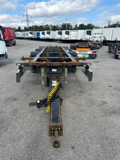 Krone ZZ/DC07 Tandem-Lafette, Standard, BPW-Achsen, Heckabstützung - Remorque porte-conteneur/ Caisse mobile: photos 2 Krone ZZ/DC07 Tandem-Lafette, Standard, BPW-Achsen, Heckabstützung - Remorque porte-conteneur/ Caisse mobile: photos 2