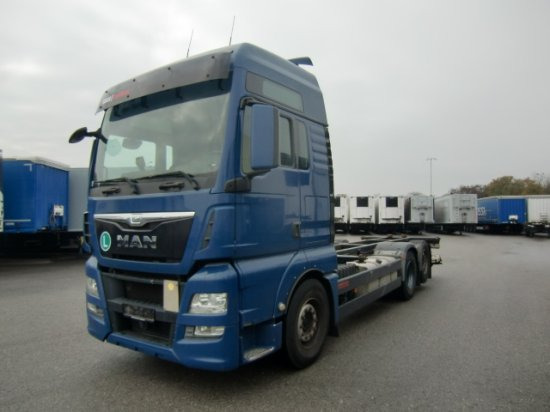 MAN TGX 26.440 BDF, XXL, Retarder, Automatik, E6, Liftachse, - Camion porte-conteneur/ Caisse mobile: photos 1 MAN TGX 26.440 BDF, XXL, Retarder, Automatik, E6, Liftachse, - Camion porte-conteneur/ Caisse mobile: photos 1