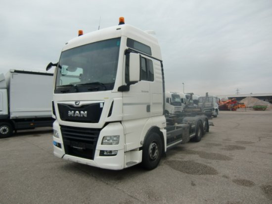MAN TGX 26.460 XXL 6x2 Liftachse Euro 6 Unterfaltbühne - Camion porte-conteneur/ Caisse mobile: photos 1 MAN TGX 26.460 XXL 6x2 Liftachse Euro 6 Unterfaltbühne - Camion porte-conteneur/ Caisse mobile: photos 1