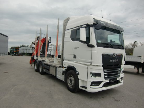 MAN TGX 33.580 BL 6x4, Intarder, Holztransporter, - Camion grumier, Camion grue: photos 3 MAN TGX 33.580 BL 6x4, Intarder, Holztransporter, - Camion grumier, Camion grue: photos 3