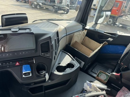 Camion plateau, Camion grue Mercedes-Benz Actros 2653, Retarder, Pritsche, Hiab Hipro 232 ES5: photos 10