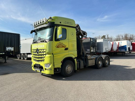 Mercedes-Benz Actros 3363 6x4, Palfinger Epsilon Kran - Camion grumier, Camion grue: photos 1 Mercedes-Benz Actros 3363 6x4, Palfinger Epsilon Kran - Camion grumier, Camion grue: photos 1