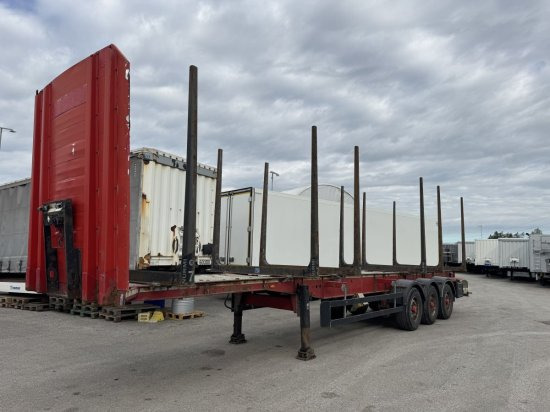 Schwarzmüller Holzauflieger 6 Rungenpaare, BPW-Achsen - Semi-remorque grumier: photos 1 Schwarzmüller Holzauflieger 6 Rungenpaare, BPW-Achsen - Semi-remorque grumier: photos 1