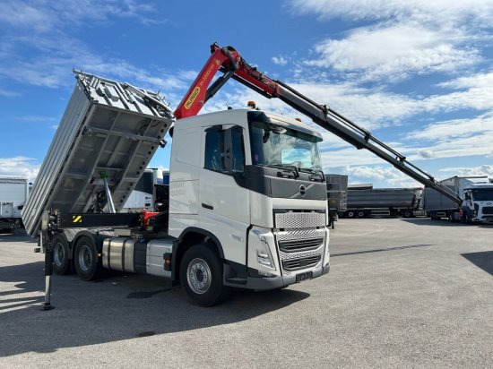 Volvo FH 500 3-Seiten Kipper mit Palfinger PK22002EH, Retarder - Camion benne: photos 1 Volvo FH 500 3-Seiten Kipper mit Palfinger PK22002EH, Retarder - Camion benne: photos 1