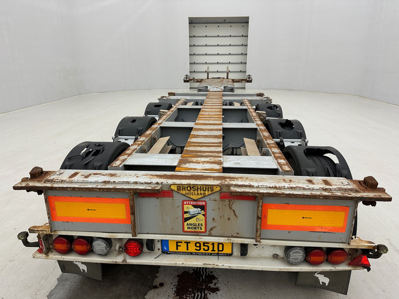 Semi-remorque porte-conteneur/ Caisse mobile Broshuis Polyvalent skelet ADR 2 x 20-30-40-45 ft: photos 6