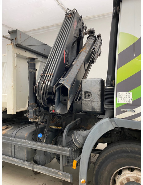 Camion benne, Camion grue Mercedes-Benz Actros 3336 - 6x4: photos 10