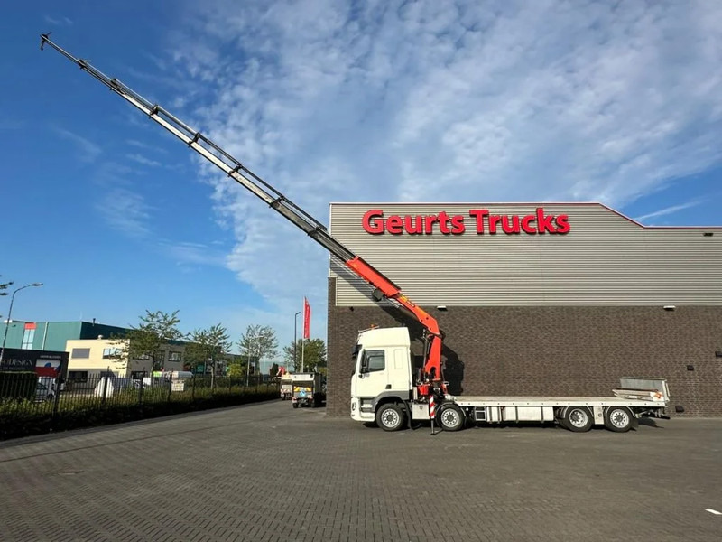 DAF CF 450 8X2 OPRIJWAGEN/MACHINE TRANSPORTER + PALFINGER PK 29002 G KRAAN/KRAN/CRANE/GRUA - Camion grue: photos 5 DAF CF 450 8X2 OPRIJWAGEN/MACHINE TRANSPORTER + PALFINGER PK 29002 G KRAAN/KRAN/CRANE/GRUA - Camion grue: photos 5