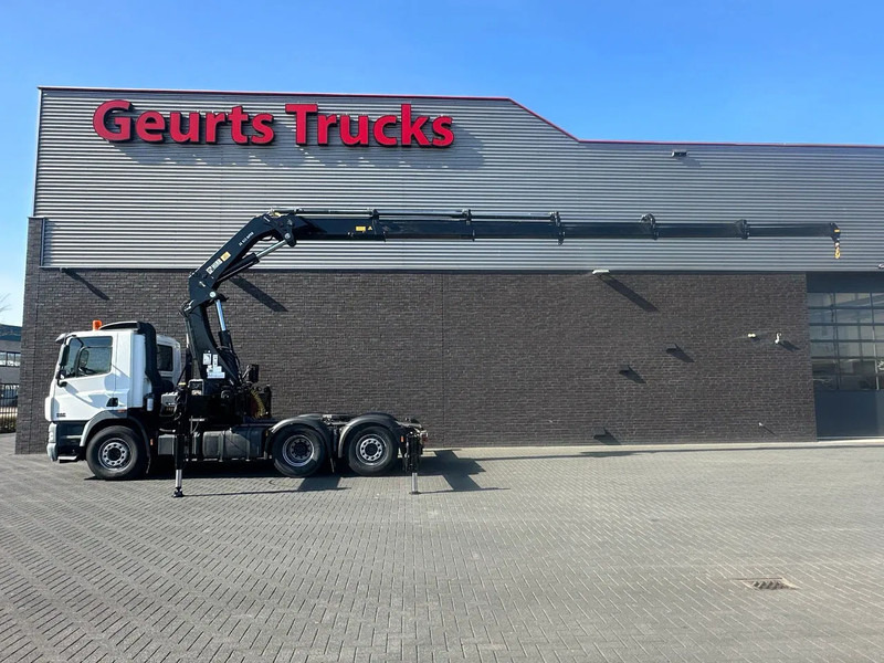 DAF CF 85 410 6X2 + HIAB 422EP-5 HIPRO TREKKER/SATTELZUG/TRACTOR UNIT/ CAMION - Camion grue: photos 1 DAF CF 85 410 6X2 + HIAB 422EP-5 HIPRO TREKKER/SATTELZUG/TRACTOR UNIT/ CAMION - Camion grue: photos 1