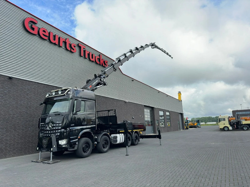Mercedes-Benz Arocs 3251 8X4 + HIAB 1058 E-8 + JIB 150X-6 JDC KRAAN/KRAN/CRANE/GRUA - Camion grue: photos 2 Mercedes-Benz Arocs 3251 8X4 + HIAB 1058 E-8 + JIB 150X-6 JDC KRAAN/KRAN/CRANE/GRUA - Camion grue: photos 2
