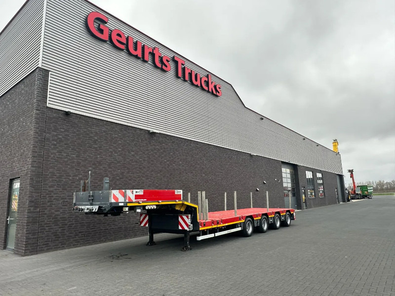 SCHEUERLE EUROAXLE 1T4 4 ASSER UITSCHUIFBARE SEMIE MET 12 TONS HYDRAULICHE EURO ASSEN HYDRAULICH GESTUURD SEMI-DIEPLADER / TIEFLADER / LO - Semi-remorque surbaissé: photos 2 SCHEUERLE EUROAXLE 1T4 4 ASSER UITSCHUIFBARE SEMIE MET 12 TONS HYDRAULICHE EURO ASSEN HYDRAULICH GESTUURD SEMI-DIEPLADER / TIEFLADER / LO - Semi-remorque surbaissé: photos 2