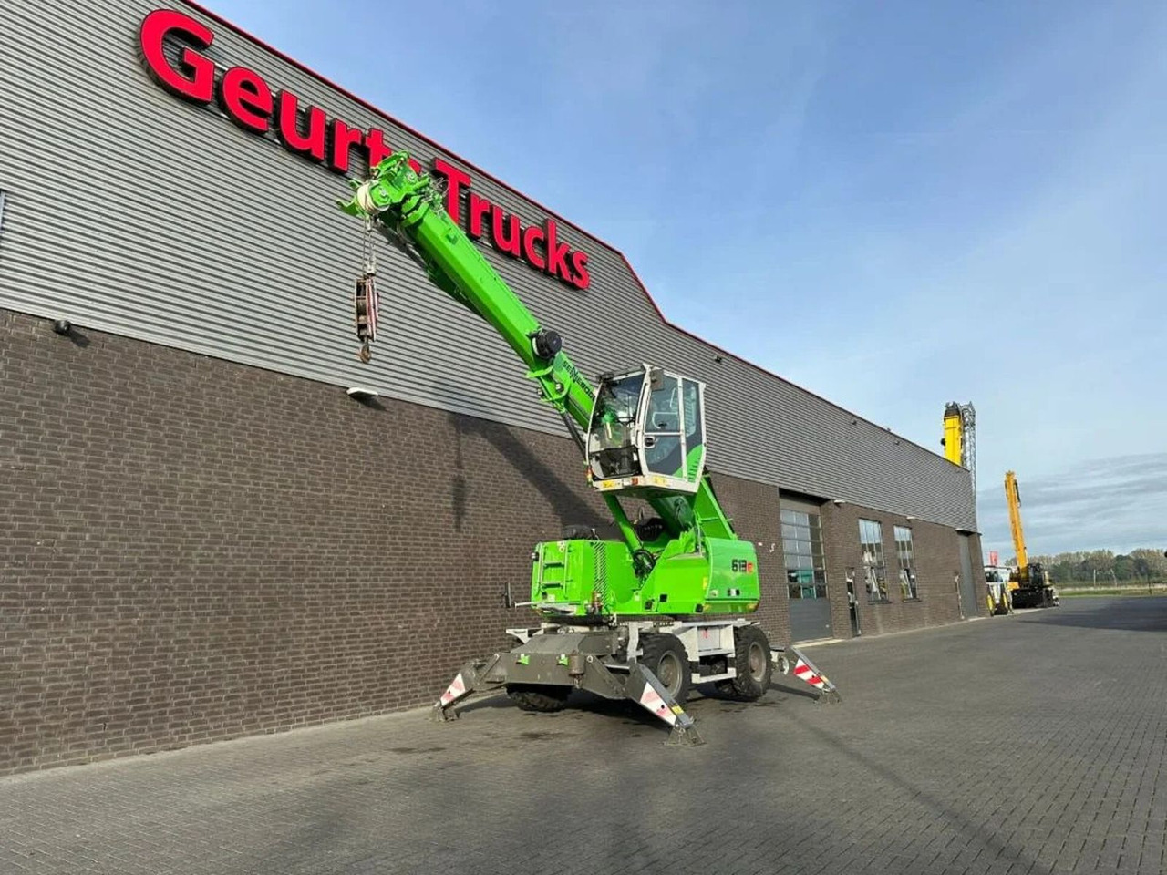 Sennebogen 613E TELESCOPIC CRANE + JIB KRAAN/KRAN/CRANE/GRU - Grue à tour: photos 2 Sennebogen 613E TELESCOPIC CRANE + JIB KRAAN/KRAN/CRANE/GRU - Grue à tour: photos 2