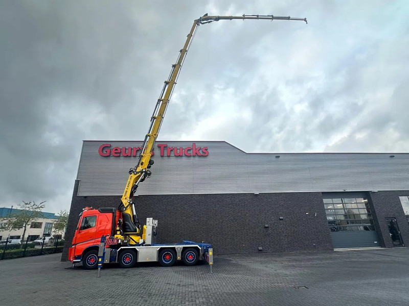 Volvo FH 500 8x2 FR TREKKER / BAKWAGEN MET HIAB X-HIPRO 1058 E8 MET JIB 150X-6 + LIER KRAAN / KRAN / CRANE / GRUA - Camion grue: photos 3 Volvo FH 500 8x2 FR TREKKER / BAKWAGEN MET HIAB X-HIPRO 1058 E8 MET JIB 150X-6 + LIER KRAAN / KRAN / CRANE / GRUA - Camion grue: photos 3