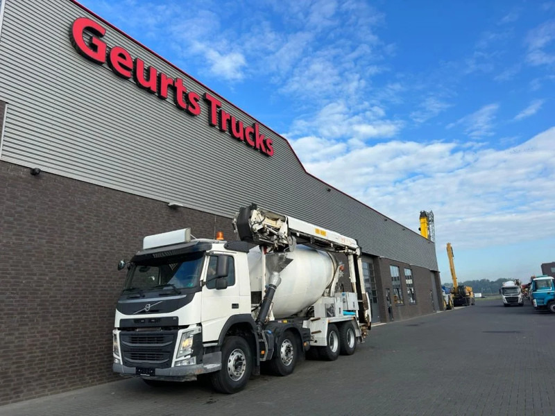 Volvo FM 410 8X4 + STETTER 9 M3 MIXER/MISCHER + THEAM 15 M TRANSPORTBAND/BELT - Camion malaxeur: photos 2 Volvo FM 410 8X4 + STETTER 9 M3 MIXER/MISCHER + THEAM 15 M TRANSPORTBAND/BELT - Camion malaxeur: photos 2