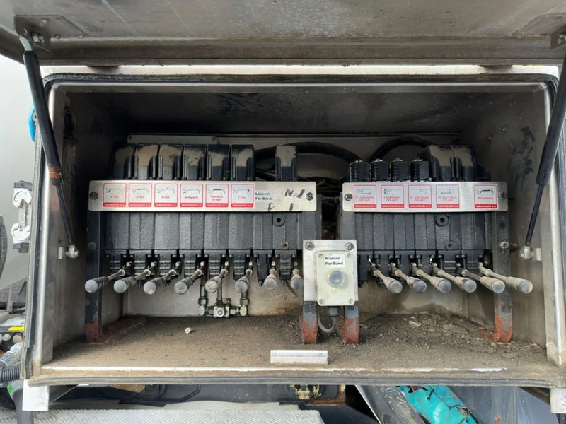 Camion malaxeur Volvo FM 410 8X4 + STETTER 9 M3 MIXER/MISCHER + THEAM 15 M TRANSPORTBAND/BELT: photos 16