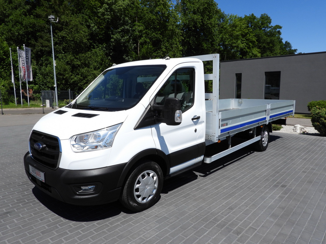 Utilitaire plateau FORD TRANSIT  STAKE BODY 10 PALLETS CRUISE CONTROL LED LIGHTS PNEUMATICS AIR CONDITIONING  160HP: photos 6