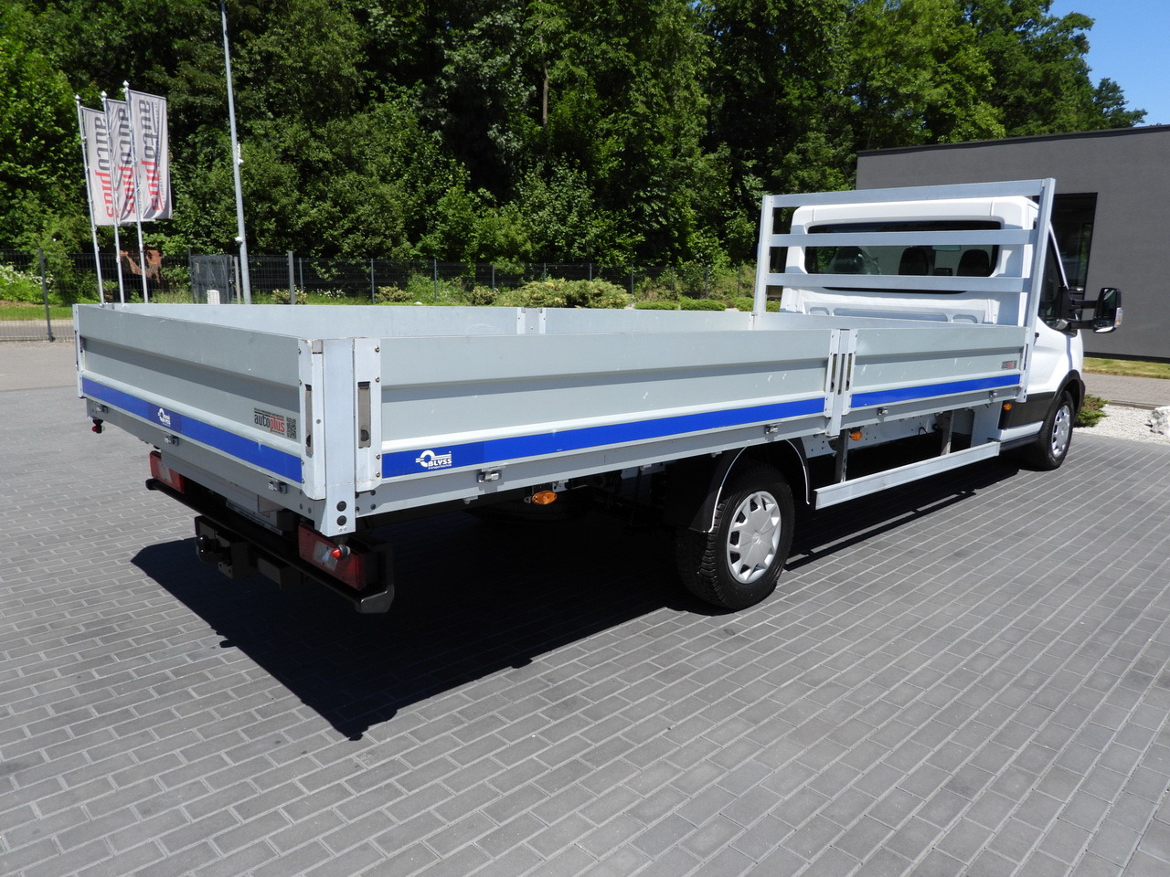 Utilitaire plateau FORD TRANSIT  STAKE BODY 10 PALLETS CRUISE CONTROL LED LIGHTS PNEUMATICS AIR CONDITIONING  160HP: photos 14