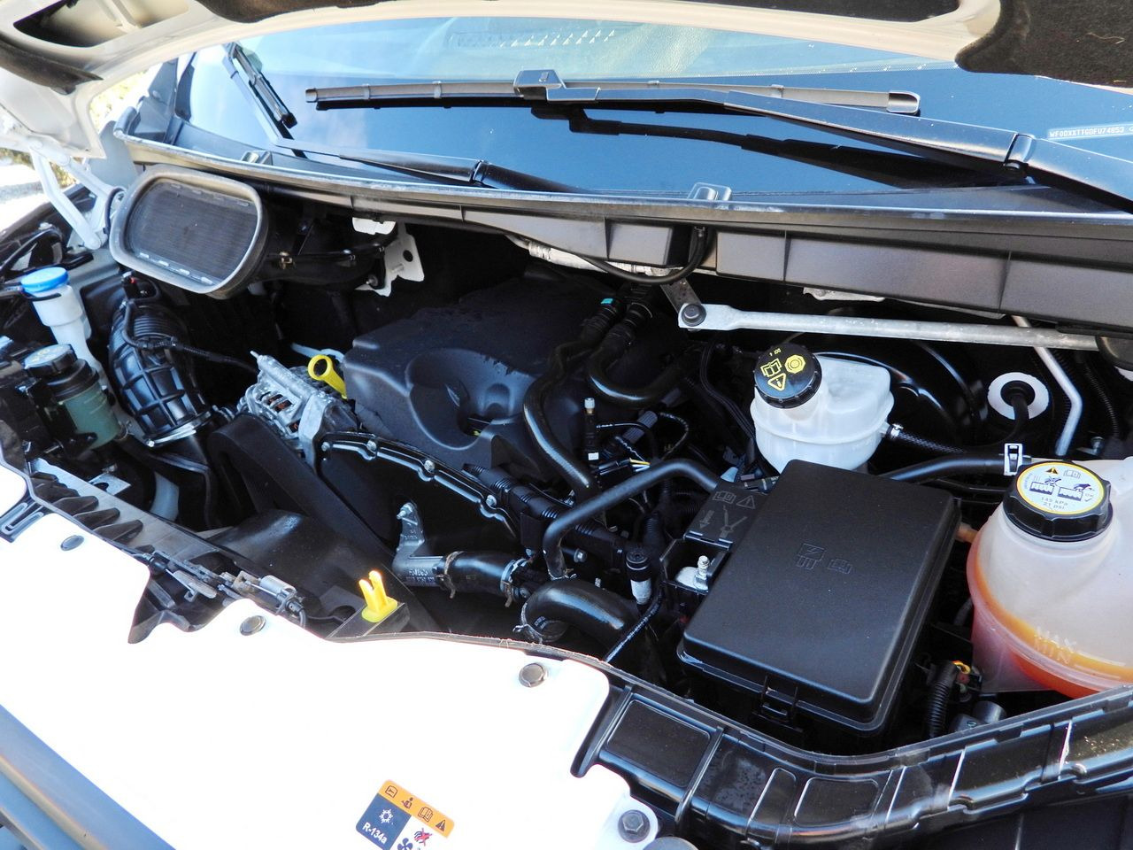 Utilitaire plateau FORD TRANSIT STAKE BODY 8 PALLETS TWIN WHEELS AIR CONDITIONING  155HP: photos 23