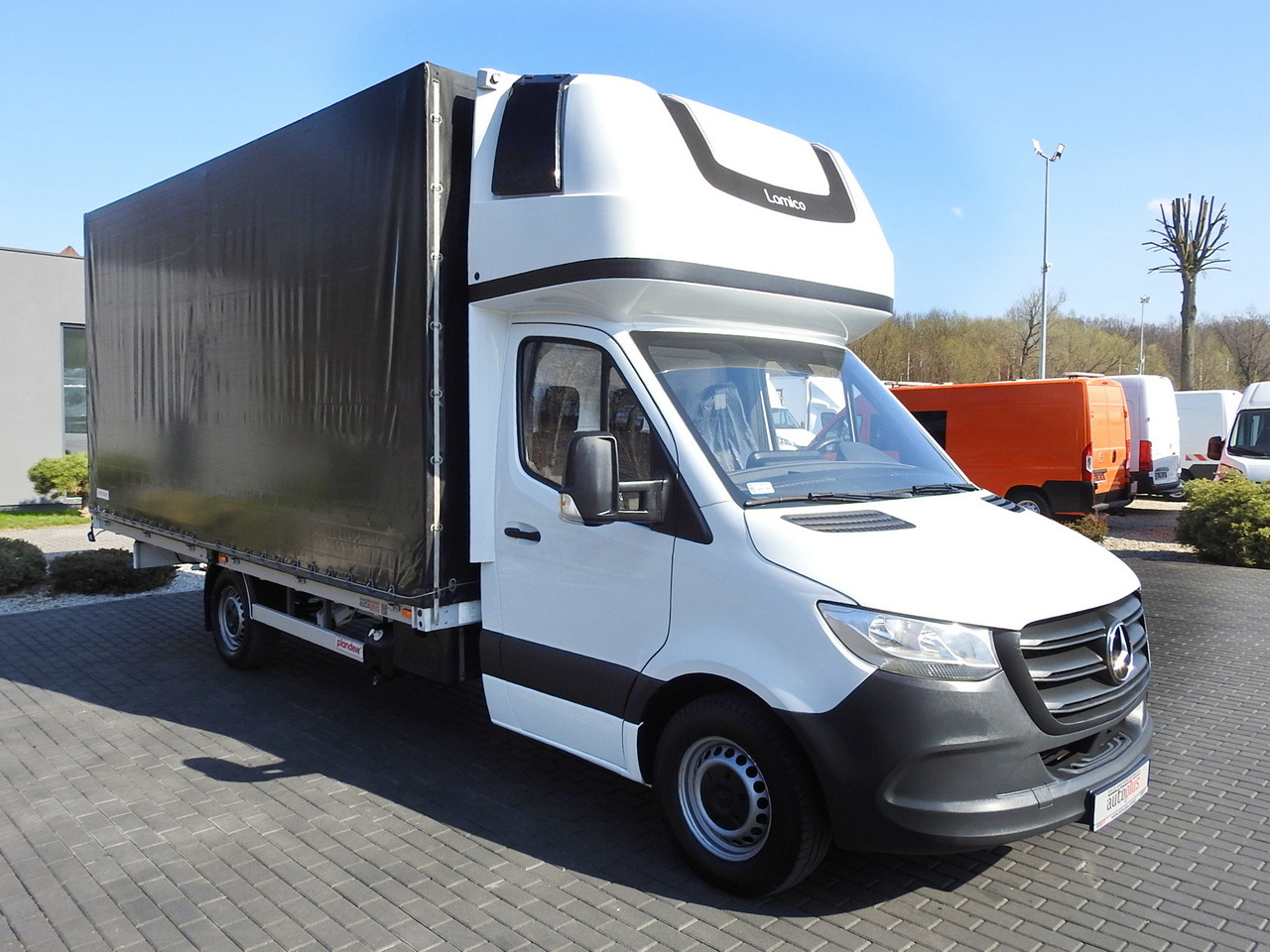 MERCEDES SPRINTER 316 TARPAULIN 10 PALLETS WEBASTO AIR CONDITIONING 165HP - Utilitaire rideaux coulissants (PLSC): photos 4 MERCEDES SPRINTER 316 TARPAULIN 10 PALLETS WEBASTO AIR CONDITIONING 165HP - Utilitaire rideaux coulissants (PLSC): photos 4