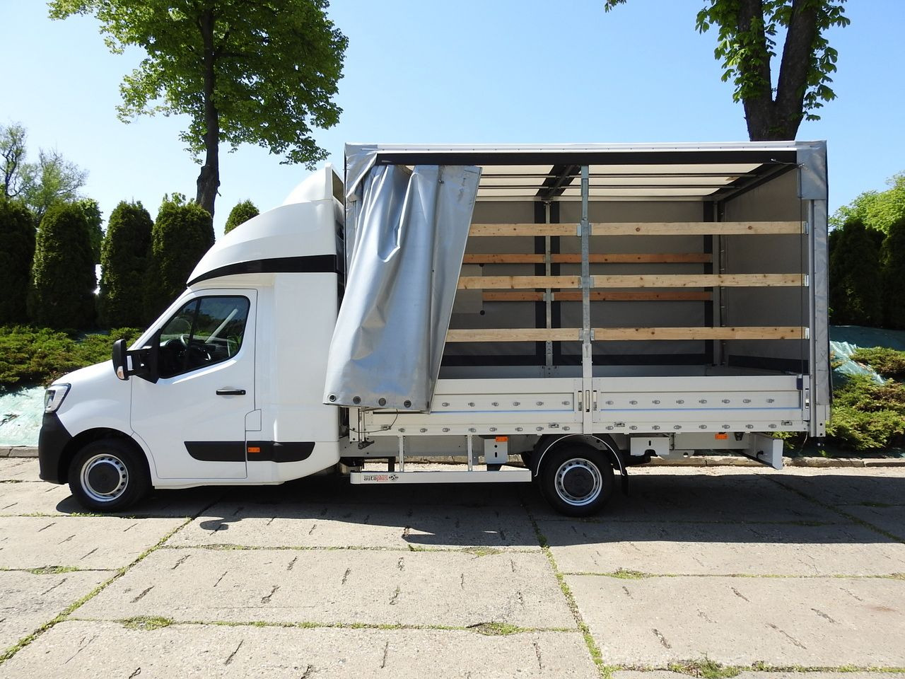 Utilitaire rideaux coulissants (PLSC) RENAULT MASTER  TARPAULIN 8 PALLETS WEBASTO CRUISE CONTROL LED LIGHTS PNEUMATICS  165HP: photos 8