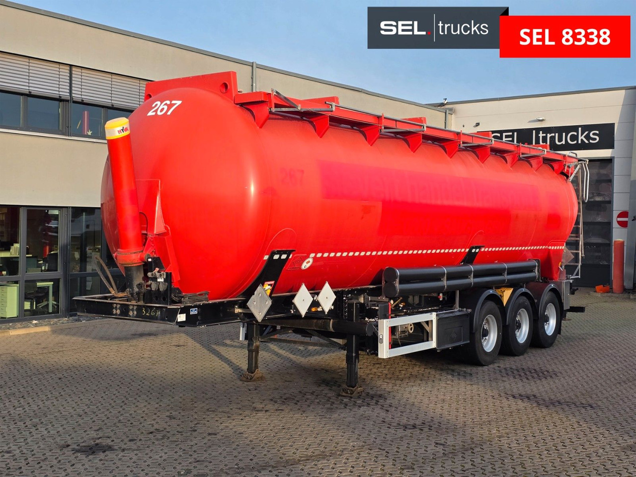 Feldbinder KIP 52/7000/A/2 / Alu-Felgen / ADR AT / 52.000 l - Citerne pulvérulente: photos 1 Feldbinder KIP 52/7000/A/2 / Alu-Felgen / ADR AT / 52.000 l - Citerne pulvérulente: photos 1