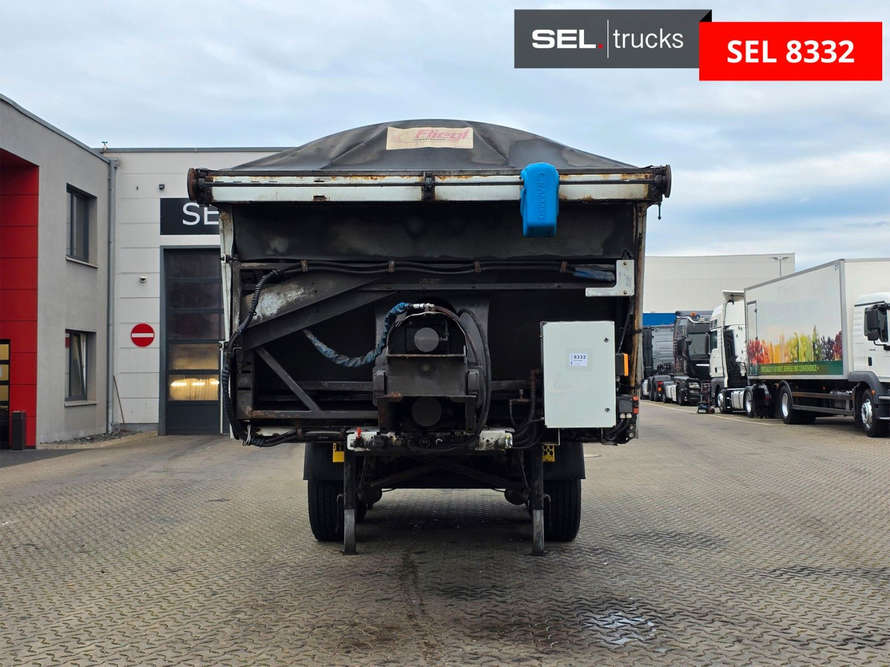 Kässbohrer ASS 372 Schwergut / mit Abschiebetec. / Asphalt - Semi-remorque benne: photos 2 Kässbohrer ASS 372 Schwergut / mit Abschiebetec. / Asphalt - Semi-remorque benne: photos 2