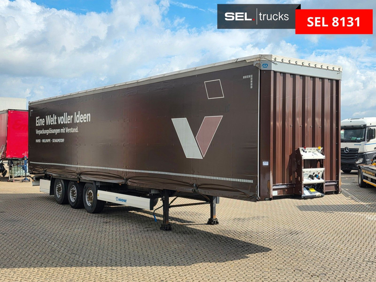 Krone SD / EDSCHA / Liftachse - Semi-remorque rideaux coulissants: photos 3 Krone SD / EDSCHA / Liftachse - Semi-remorque rideaux coulissants: photos 3