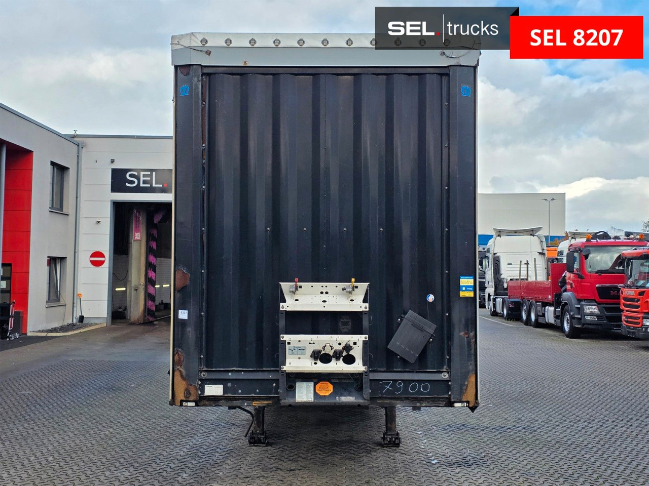 Krone SD / Hubdach / EDSCHA / Liftachse - Semi-remorque rideaux coulissants: photos 2 Krone SD / Hubdach / EDSCHA / Liftachse - Semi-remorque rideaux coulissants: photos 2