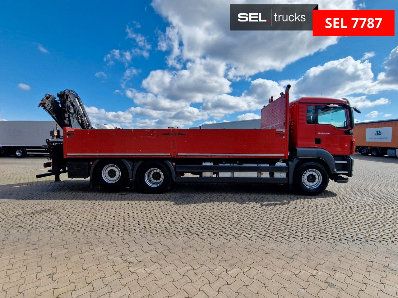 MAN TGS 26.440 6X2-2 LL /Atlas 190 / Fernbedienung. - Camion grue: photos 4 MAN TGS 26.440 6X2-2 LL /Atlas 190 / Fernbedienung. - Camion grue: photos 4