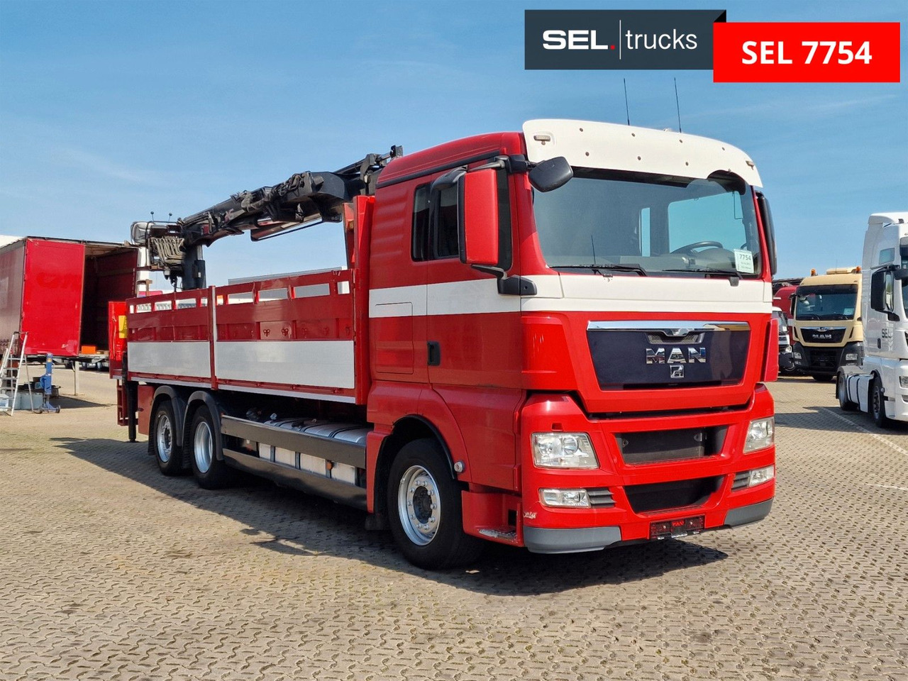 MAN TGX 26.400 6x2-2 BL/ Intarder / HIAB / Lenkachse - Camion grue: photos 3 MAN TGX 26.400 6x2-2 BL/ Intarder / HIAB / Lenkachse - Camion grue: photos 3