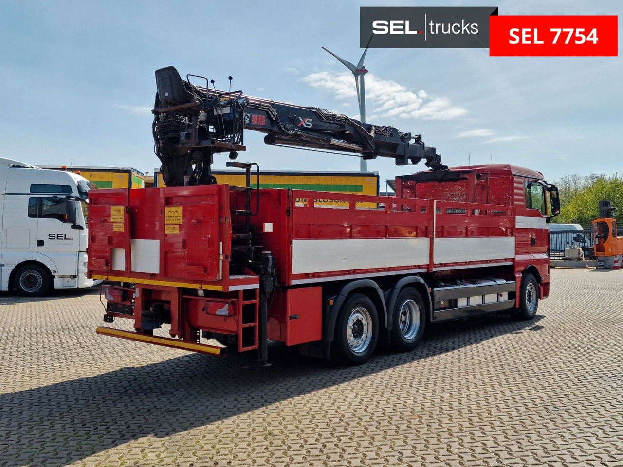 MAN TGX 26.400 6x2-2 BL/ Intarder / HIAB / Lenkachse - Camion grue: photos 5 MAN TGX 26.400 6x2-2 BL/ Intarder / HIAB / Lenkachse - Camion grue: photos 5