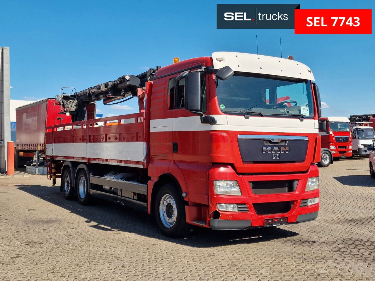 MAN TGX 26.400 6x2-2 BL / Intarder / HIAB /Lenkachse - Camion grue: photos 3 MAN TGX 26.400 6x2-2 BL / Intarder / HIAB /Lenkachse - Camion grue: photos 3