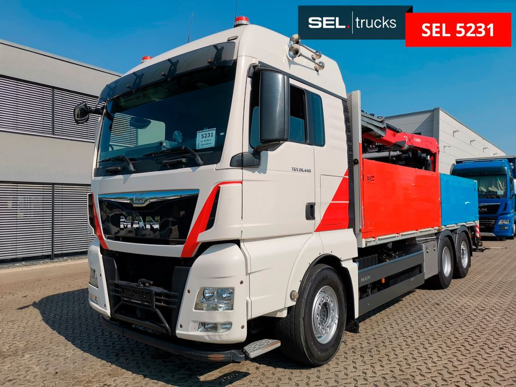 MAN TGX 26.440 6X2-4 BL /Fassi /Lenkachse /Intarder MAN TGX 26.440 6X2-4 BL /Fassi /Lenkachse /Intarder - Camion grue: photos 1 MAN TGX 26.440 6X2-4 BL /Fassi /Lenkachse /Intarder MAN TGX 26.440 6X2-4 BL /Fassi /Lenkachse /Intarder - Camion grue: photos 1