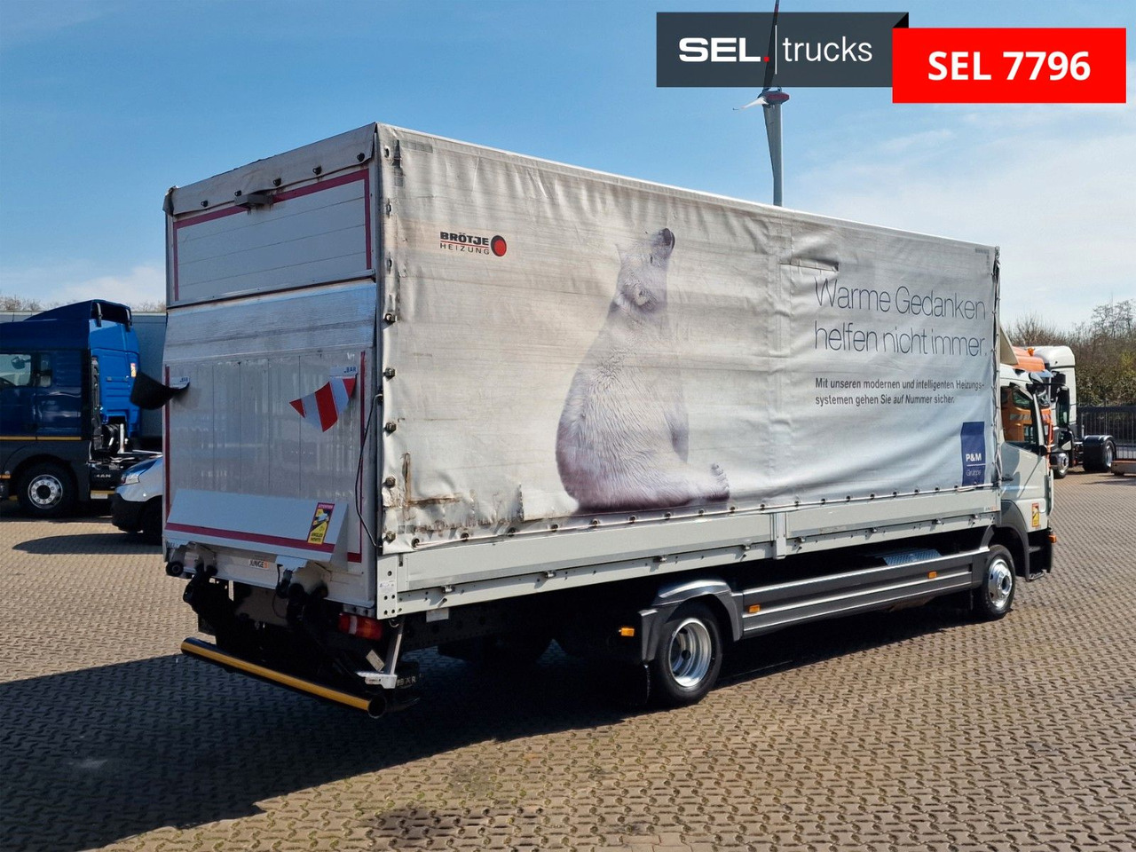 Mercedes-Benz Atego 1221 / Ladebordwand - Camion à rideaux coulissants: photos 5 Mercedes-Benz Atego 1221 / Ladebordwand - Camion à rideaux coulissants: photos 5
