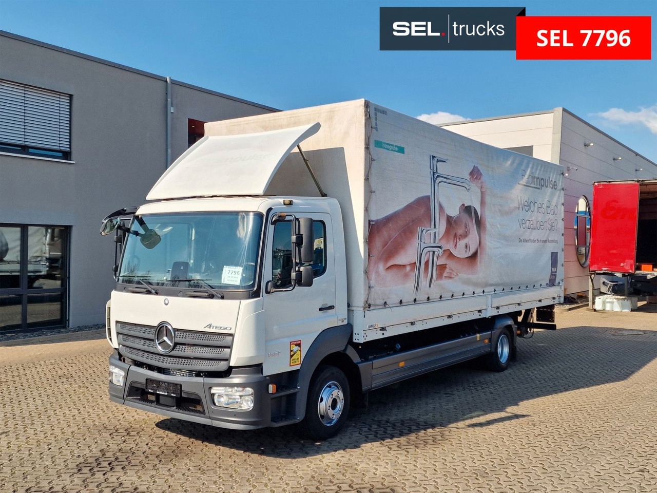 Mercedes-Benz Atego 1221 / Ladebordwand - Camion à rideaux coulissants: photos 1 Mercedes-Benz Atego 1221 / Ladebordwand - Camion à rideaux coulissants: photos 1