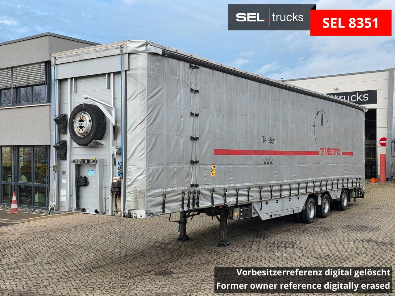 Meusburger MPS-3 / Radmulde / Lenk-Liftachse /Verbreiterbar - Semi-remorque rideaux coulissants: photos 1 Meusburger MPS-3 / Radmulde / Lenk-Liftachse /Verbreiterbar - Semi-remorque rideaux coulissants: photos 1