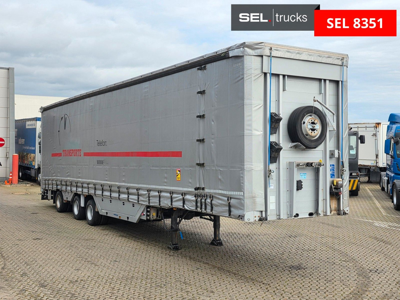 Meusburger MPS-3 / Radmulde / Lenk-Liftachse /Verbreiterbar - Semi-remorque rideaux coulissants: photos 3 Meusburger MPS-3 / Radmulde / Lenk-Liftachse /Verbreiterbar - Semi-remorque rideaux coulissants: photos 3