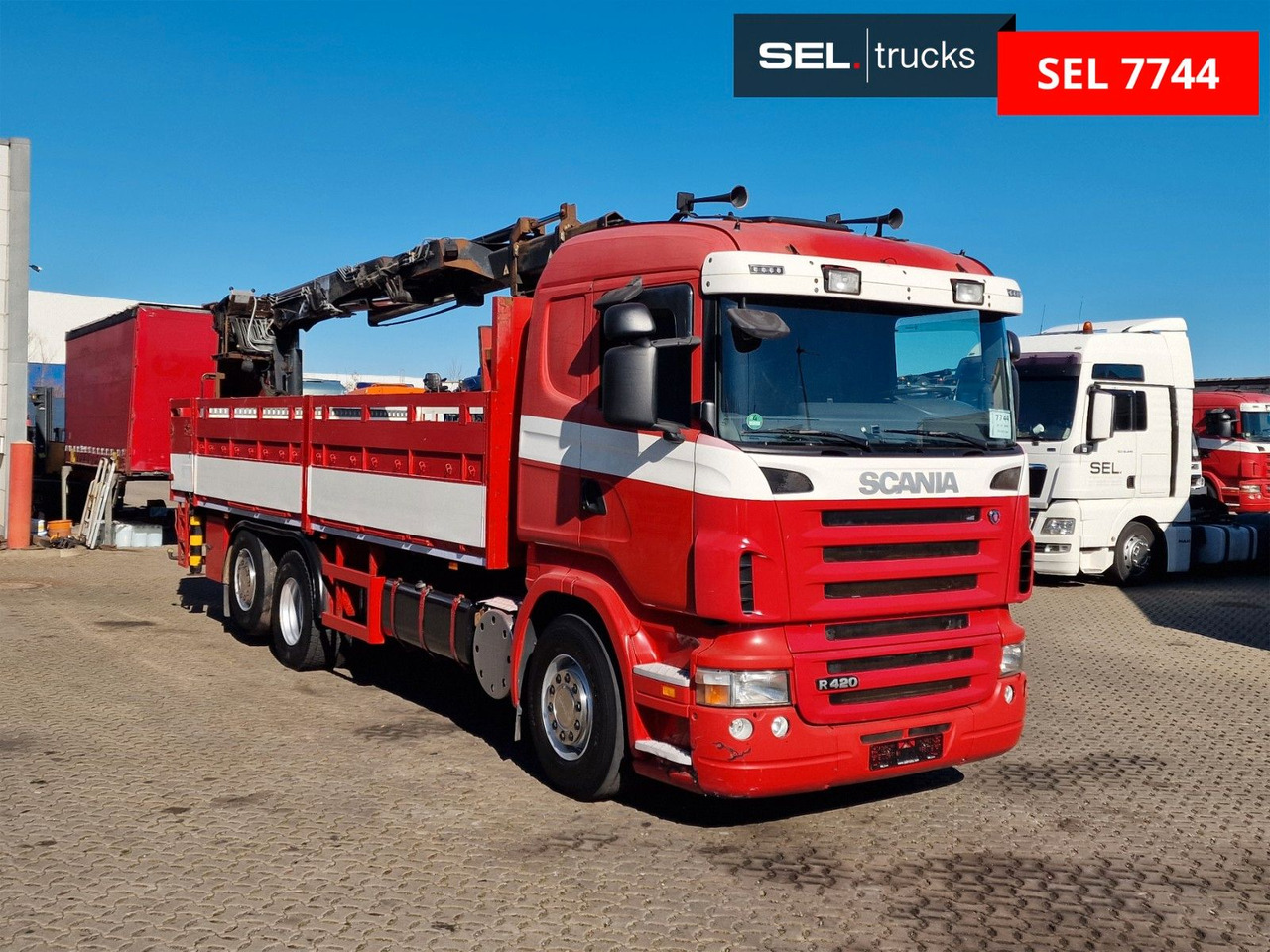 Scania R 340 LB6X2*4MNA /Retarder /HIAB 166K /Lenkachse - Camion grue: photos 3 Scania R 340 LB6X2*4MNA /Retarder /HIAB 166K /Lenkachse - Camion grue: photos 3