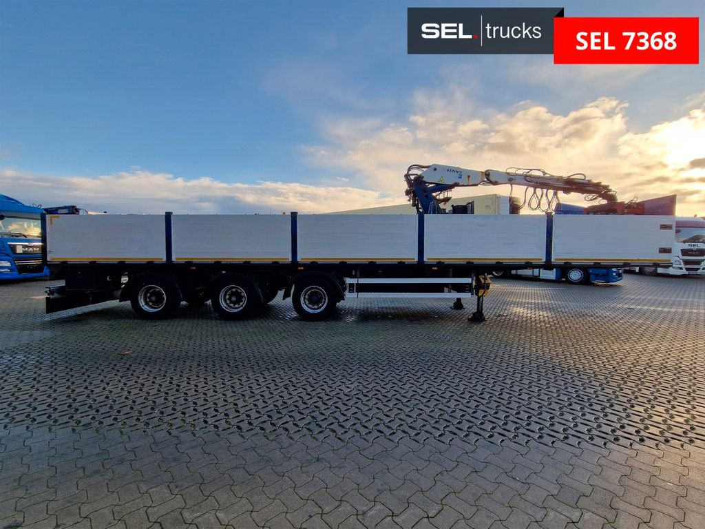 Schröder S11/24-P2-13,55 / Kran / Lenkachse Schröder S11/24-P2-13,55 / Kran / Lenkachse - Semi-remorque plateau: photos 4 Schröder S11/24-P2-13,55 / Kran / Lenkachse Schröder S11/24-P2-13,55 / Kran / Lenkachse - Semi-remorque plateau: photos 4