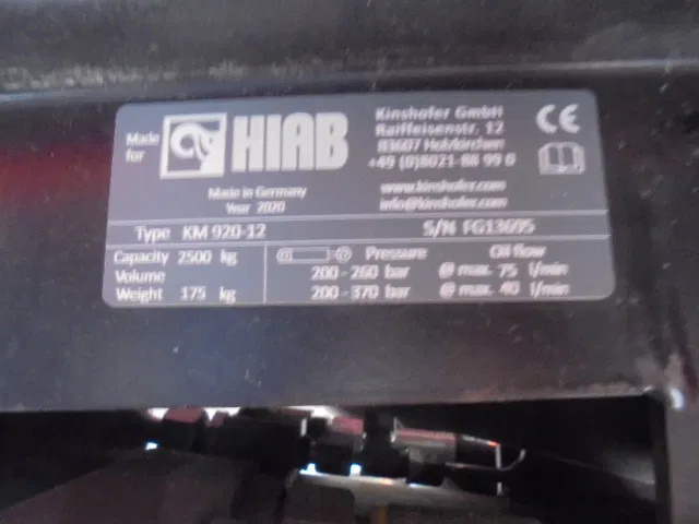 Kinshofer KM 920-12 NEW UNUSED - Grue auxiliaire: photos 3 Kinshofer KM 920-12 NEW UNUSED - Grue auxiliaire: photos 3