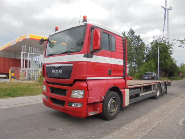 MAN TGX 26.440 6X2 GESTUURDE AS - Camion plateau: photos 1 MAN TGX 26.440 6X2 GESTUURDE AS - Camion plateau: photos 1