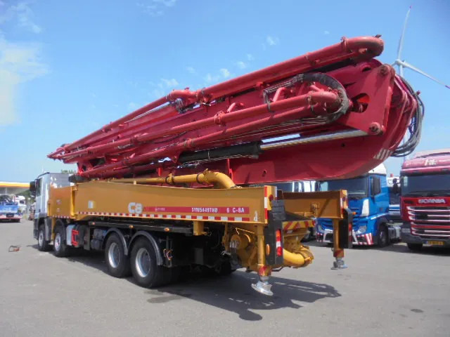 Camion pompe Mercedes-Benz Actros 4144 8X4 SANY 56M BETONPOMP: photos 8