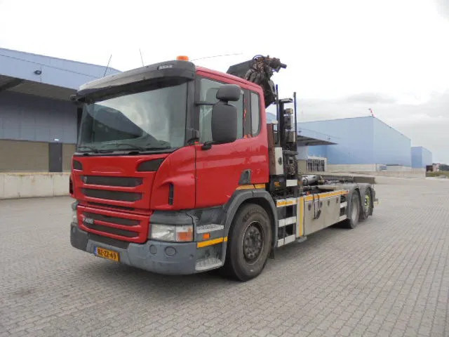 Scania P400 6X2 - Camion ampliroll, Camion grue: photos 4 Scania P400 6X2 - Camion ampliroll, Camion grue: photos 4