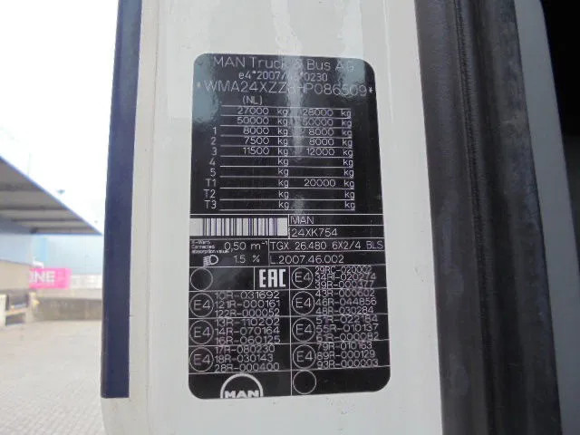 MAN TGX 26-480 XXL NEW TYPE TACHO-SMART TACHO - Tracteur routier: photos 5 MAN TGX 26-480 XXL NEW TYPE TACHO-SMART TACHO - Tracteur routier: photos 5