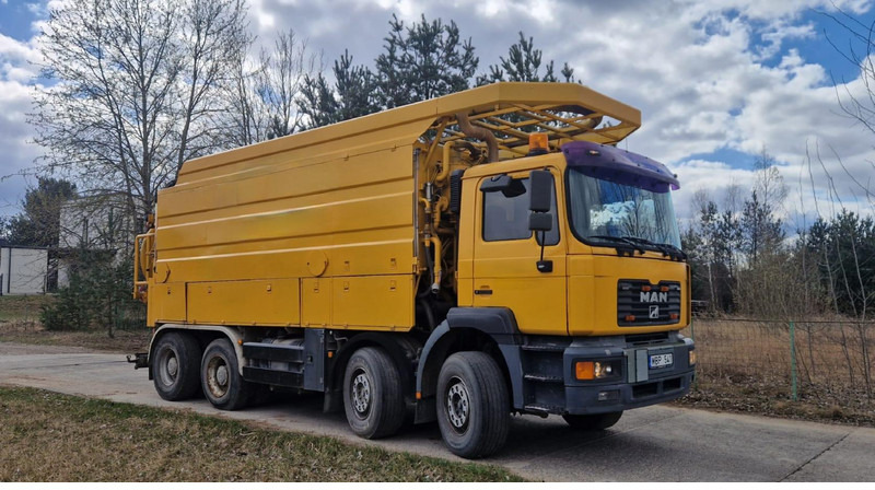 MAN 35.464 channel cleaner, 8x4 full spring, manual - Camion vidangeur: photos 2 MAN 35.464 channel cleaner, 8x4 full spring, manual - Camion vidangeur: photos 2